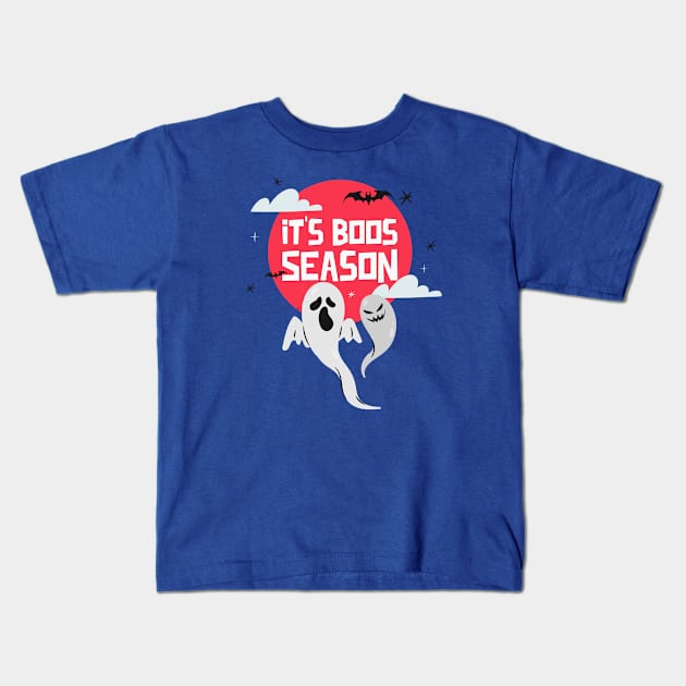 It's Boos Season Kids T-Shirt by Kookaburra Joe 